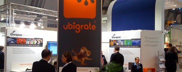 Messestand ubigrate LogiMAT 2010